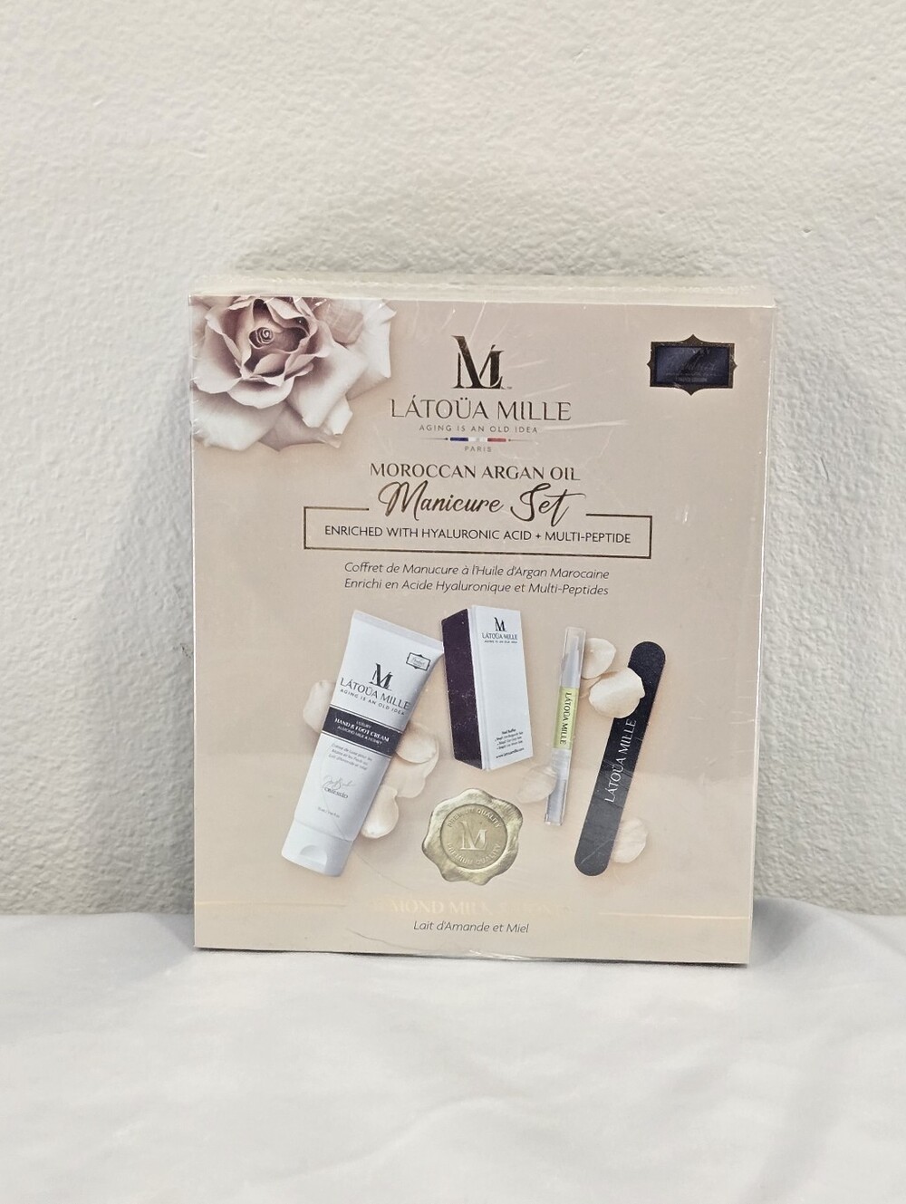 LáToua Mille Moroccan Argan Oil Manicure Set - Retail $180